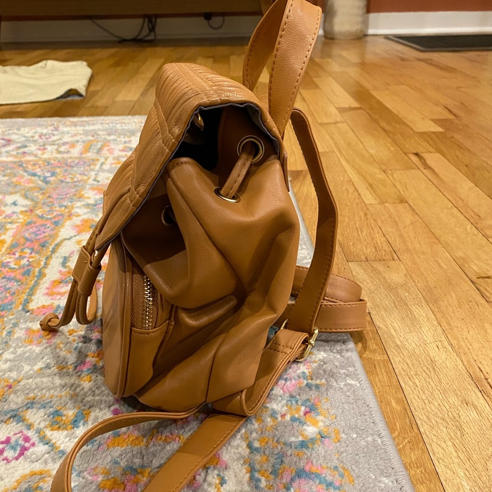 Wild Fable Mini Flap Backpack Tan - Picture 7 of 9